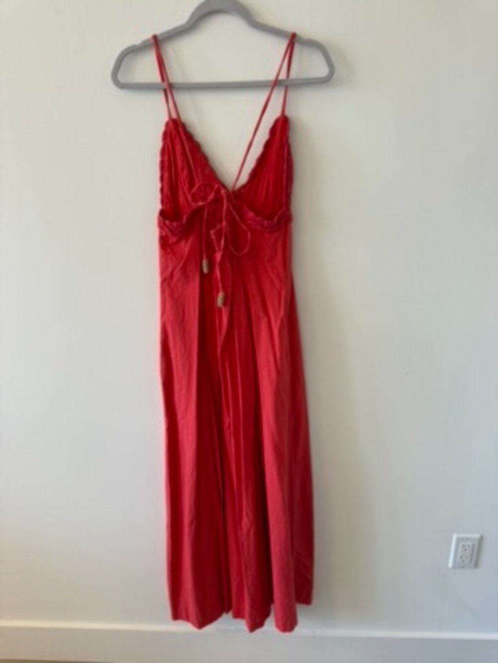 Free People Red Maxi Dress Size Small - Picture 3 of 6